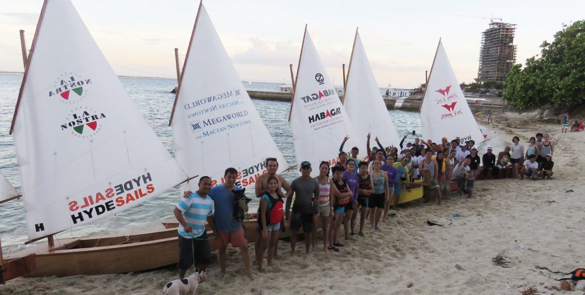 boatbuilding class 2016 Cebu - 9 boats hit the water in two days - Oz Goose sailboat