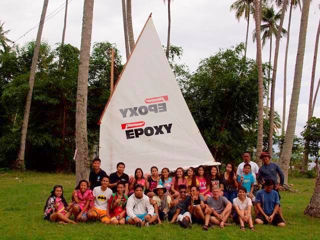 Davao Philippines 2017 - ten boat build - oz goose sailing boat